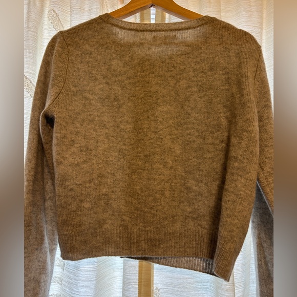 Reformation Clara Cashmere Crew Cardigan - Picture 5 of 7